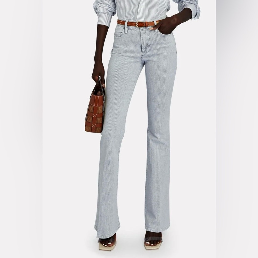 FRAME Le High Flare jeans in Solar Stripe